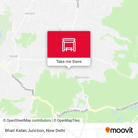 Bhati Kalan More map