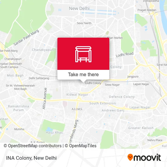 INA Colony map