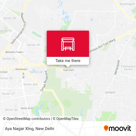 Aya Nagar Xing map