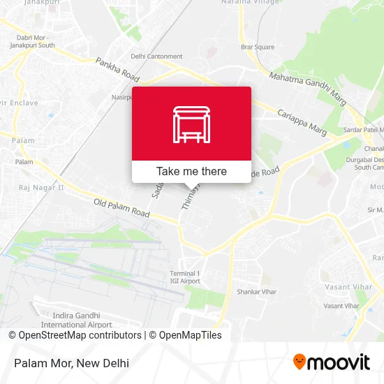 Palam Mor map