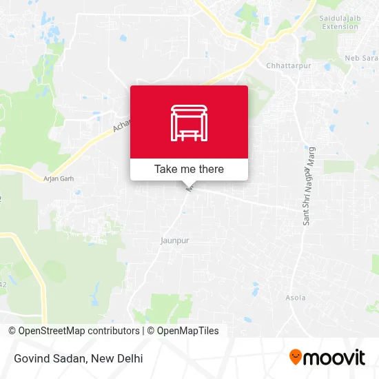 Govind Sadan map