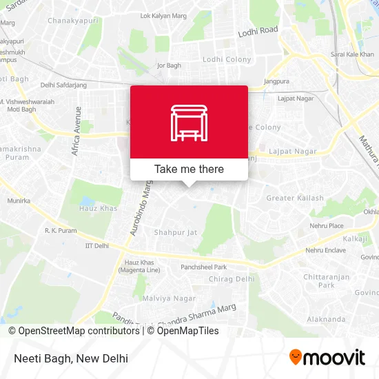Neeti Bagh map