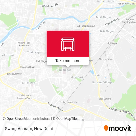 Swarg Ashram map
