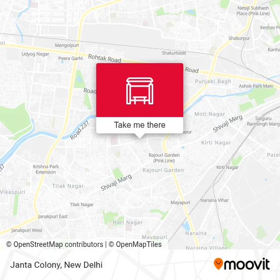 Janta Colony map
