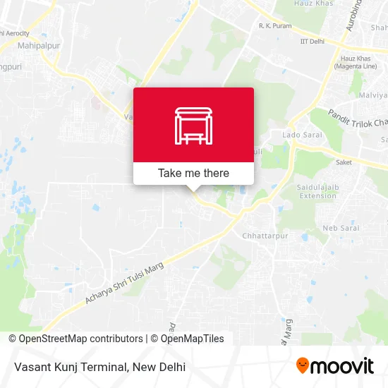 Vasant Kunj Terminal map
