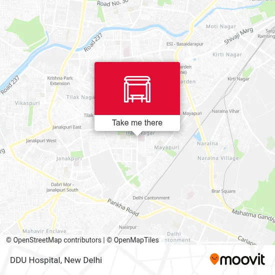 DDU Hospital map