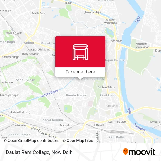 Daulat Ram Collage map