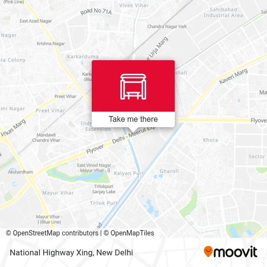 National Highway Xing map