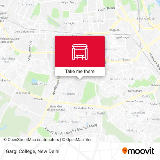 Gargi College map