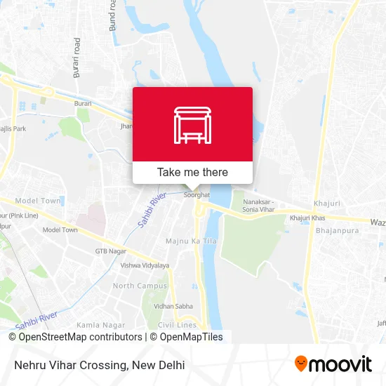 Nehru Vihar Xing map