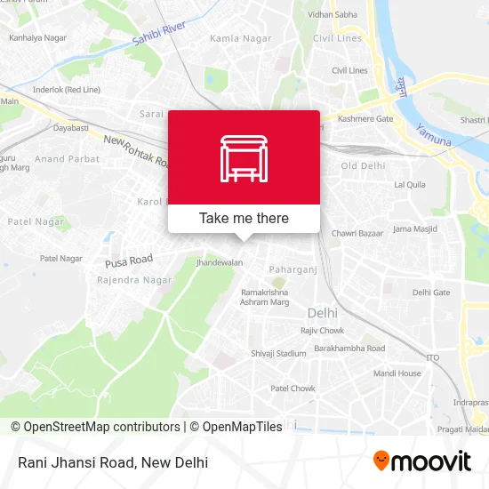 Rani Jhansi Marg map