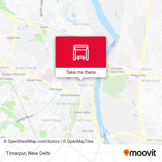 Timarpur map