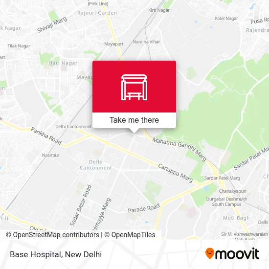 Base Hospital map