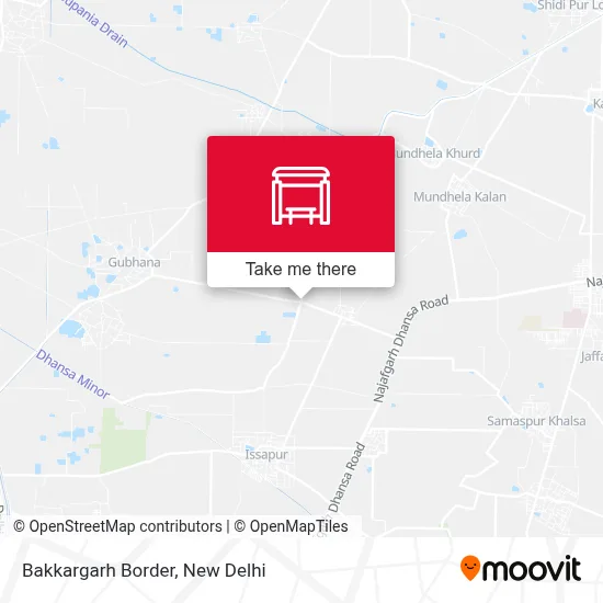 Bakkargarh Border map