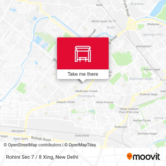 Rohini Sec 7 / 8 Xing map