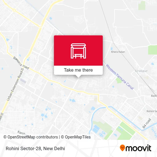 Rohini Sector-28 map