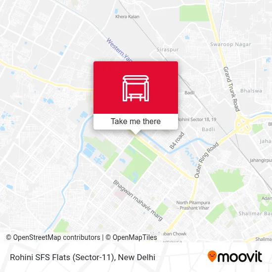 Rohini SFS Flats (Sector-11) map