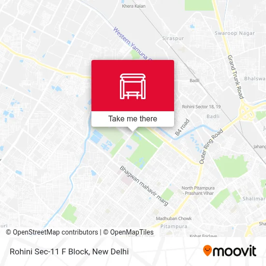 Rohini Sec-11 F Block map