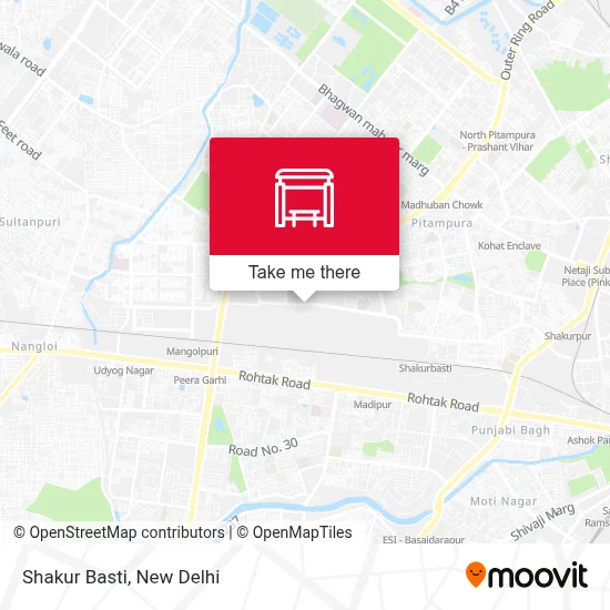 Shakur Basti map