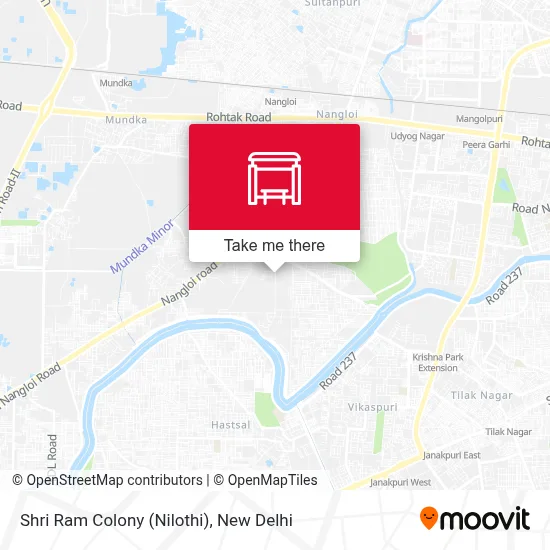 Shri Ram Colony (Nilothi) map