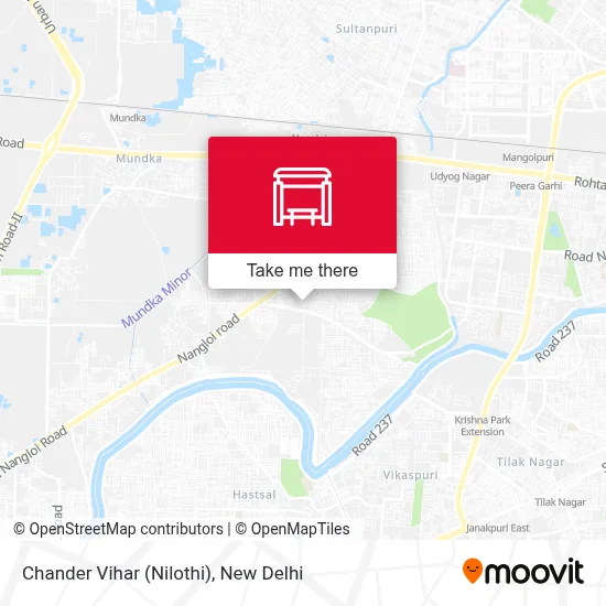 Chander Vihar (Nilothi) map