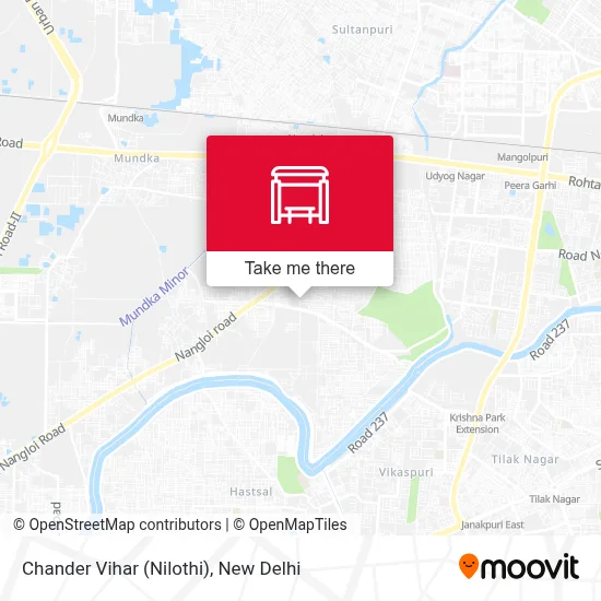 Chander Vihar (Nilothi) map