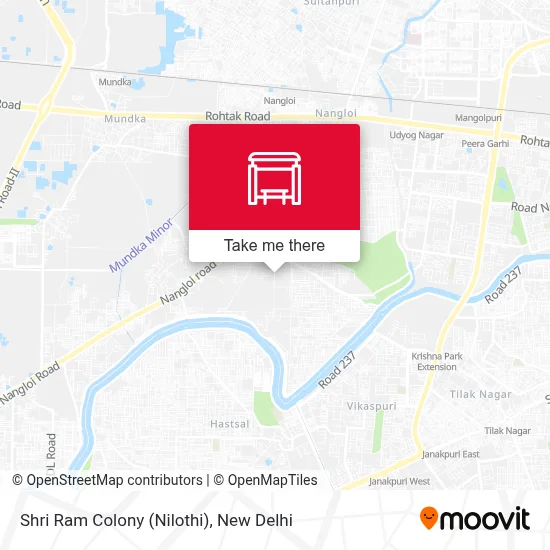 Shri Ram Colony (Nilothi) map
