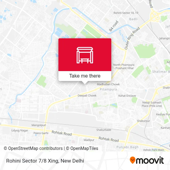 Rohini Sector 7/8 Xing map