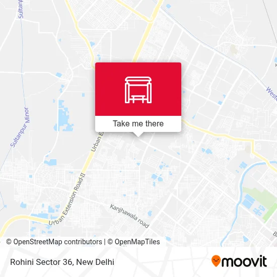 Rohini Sec 36 map