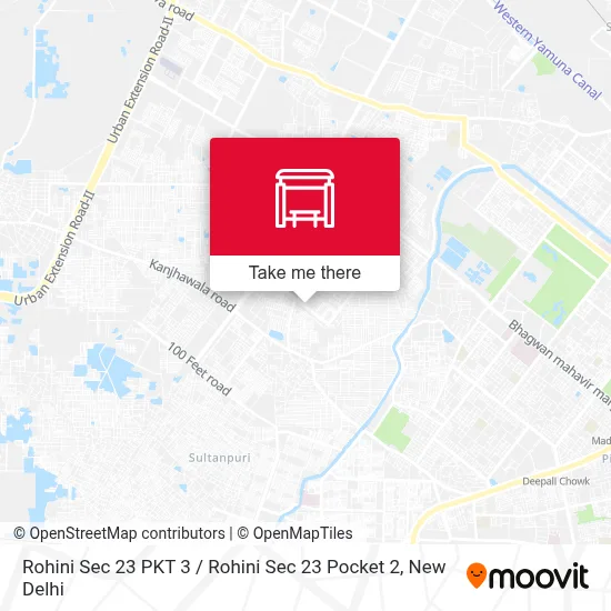 Rohini Sec 23 PKT 3 / Rohini Sec 23 Pocket 2 map