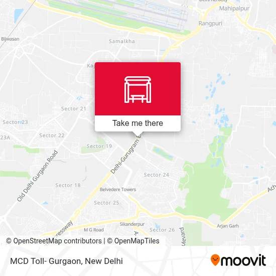 MCD Toll- Gurgaon map