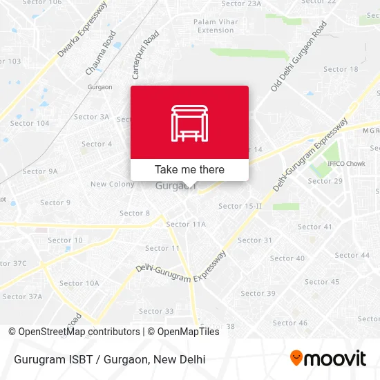 Gurugram ISBT / Gurgaon map