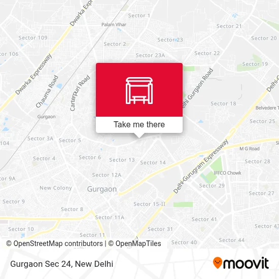 Gurgaon Sec 24 map