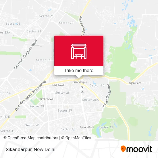 Sikandarpur map