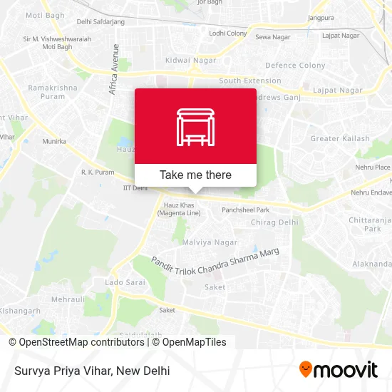 Survya Priya Vihar map