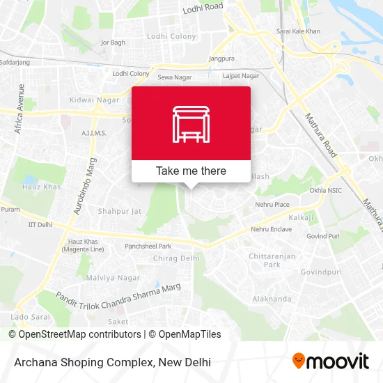 Archana Shoping Complex map