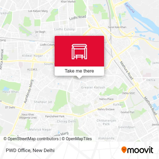 PWD Office map