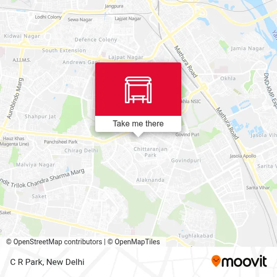 C R Park map