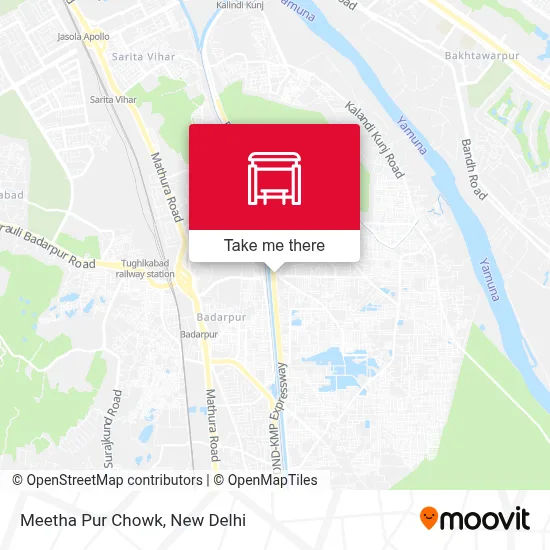 Meetha Pur Chowk map