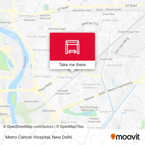 Metro Cancer Hospital map