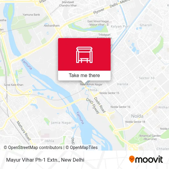 Mayur Vihar Ph-1 Extn. map