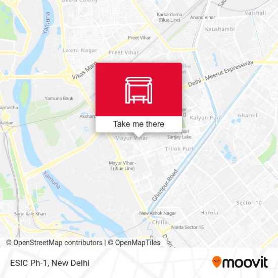 ESIC Ph-1 map