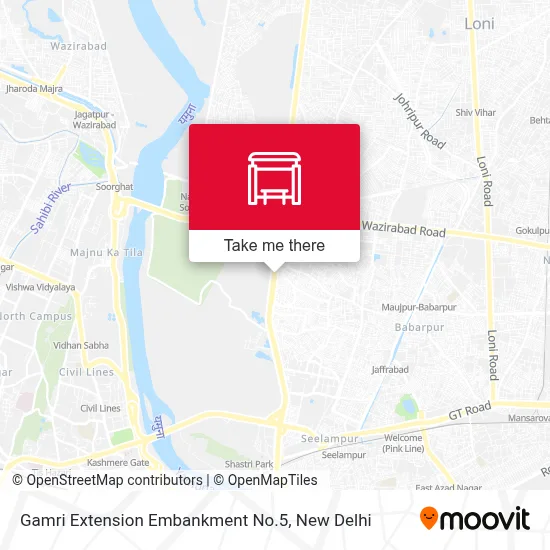 Gamri Extn Pusta No.5 map