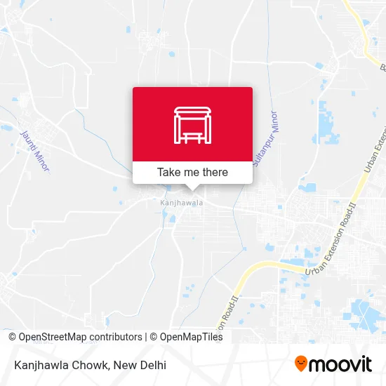 Kanjhawla Chowk map