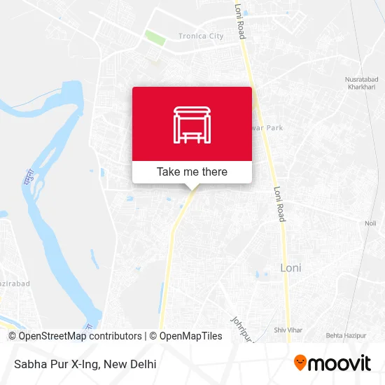 Sabha Pur  X-Ing map