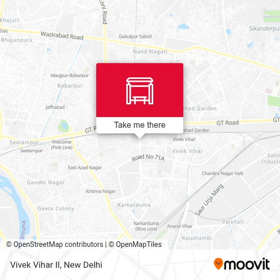 Vivek Vihar II map
