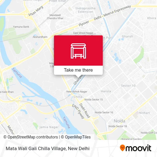 Mata Wali Gali Chilla Village map