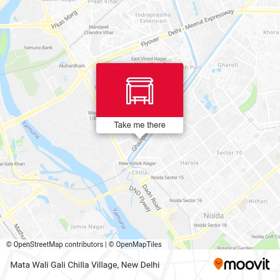 Mata Wali Gali Chilla Village map