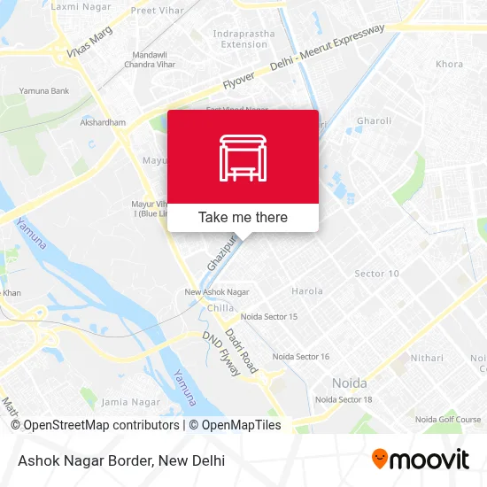 Ashok Nagar Border map