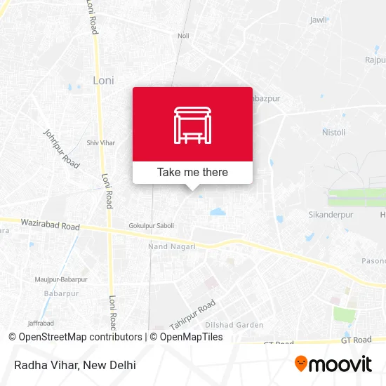 Radha Vihar map